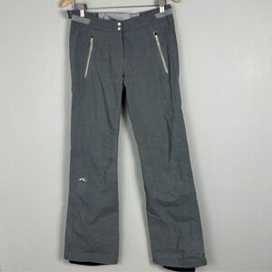 KJUS Relief Ski Pants Womens‎ Size XS Grey Thermo Core Snowboard Winter Dermizax